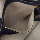 CELINE Celine Kaba Phantom Navy Blue Ladies Leather/Linen Handbag B Rank used Ginzo