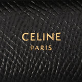 CELINE セリーヌ スモール トリフォールドウォレット 黒 レディース カーフ 三つ折り財布 Aランク 中古 銀蔵