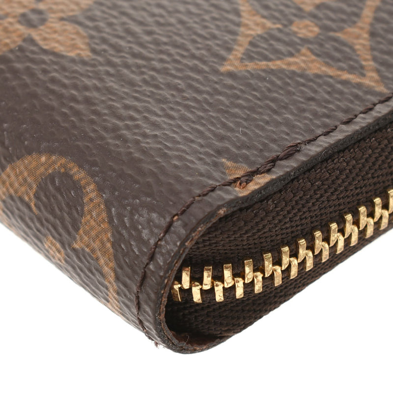 路易威顿路易·维顿（Louis Vuitton）路易威登（Louis Vuitton）会标Zippy硬币人棕色M60067女用式字母图帆布硬币盒AB级使用Ginzo