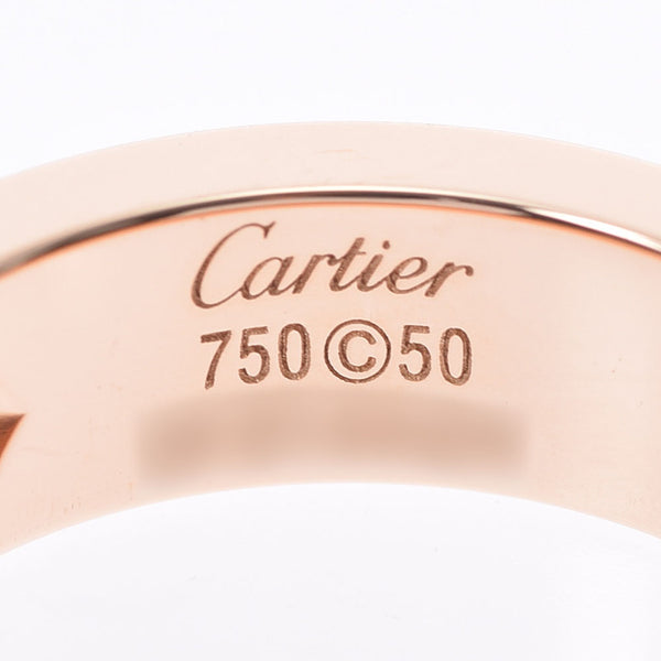 CARTIER カルティエ ラブリング #50 1Pピンクサファイヤ 10号 レディース K18PG リング・指輪 Aランク 中古 銀蔵