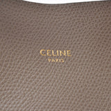 CELINE セリーヌ スモール カバ 新ロゴ 2WAY グレー レディース レザー GP ハンドバッグ Aランク 中古 銀蔵