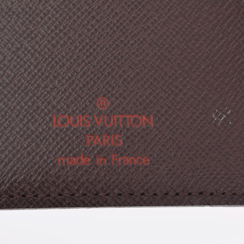 LOUIS VUITTON Louis Vuitton Damier Damier Agenda MM Brown R20240 Men's Damier Cambus Notebook Cover AB Rank Used Ginzo