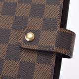 LOUIS VUITTON Louis Vuitton Damier Damier Agenda MM Brown R20240 Men's Damier Cambus Notebook Cover AB Rank Used Ginzo