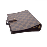 LOUIS VUITTON Louis Vuitton Damier Damier Agenda MM Brown R20240 Men's Damier Cambus Notebook Cover AB Rank Used Ginzo