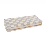 LOUIS VUITTON Louis Vuitton Damier Azur Zippy Wallet White N41660 Unisex Damier Zuru Canvas Long Wallet B Rank Used Ginzo