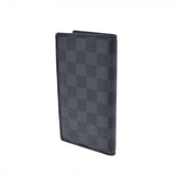 LOUIS VUITTON Louis Vuitton Graphit Agenda Posh Black R20975 Unisex Dami Graphit Canvas Notebook Cover A Rank used Ginzo