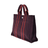 HERMES Hermes Fooltu PM Bordeaux Unisex Canvas Tote Bag AB Rank used Ginzo