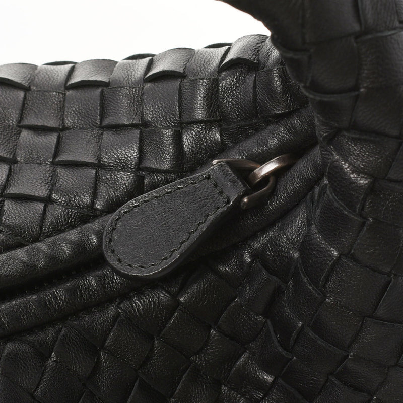 BOTTEGAVENETA ボッテガヴェネタ イントレチャート セミショルダー 黒 115654VP5701000 レディース カーフ ワンショルダーバッグ Aランク 中古 銀蔵