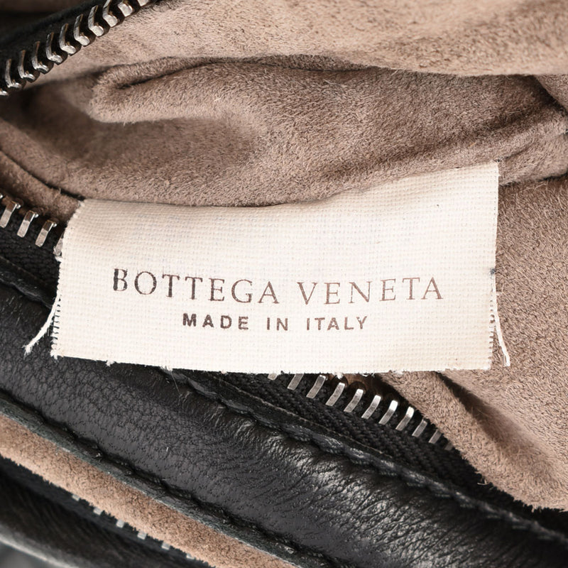 BOTTEGAVENETA ボッテガヴェネタ イントレチャート セミショルダー 黒 115654VP5701000 レディース カーフ ワンショルダーバッグ Aランク 中古 銀蔵