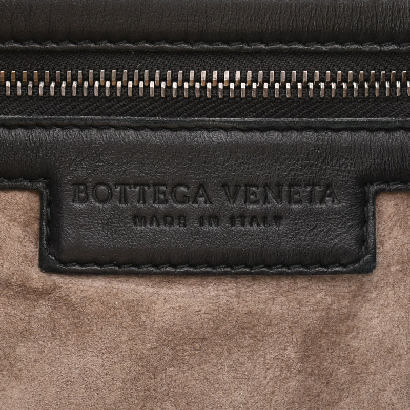 BOTTEGAVENETA ボッテガヴェネタ イントレチャート セミショルダー 黒 115654VP5701000 レディース カーフ ワンショルダーバッグ Aランク 中古 銀蔵