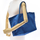 BOTTEGAVENETA Bottega Veneta Intetcho Blue Ladies Nylon Tote Bag AB Rank Used Ginzo