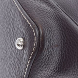 TOD’S トッズ ダークブラウン レディース  レザー型押し ハンドバッグ ABランク 中古 銀蔵