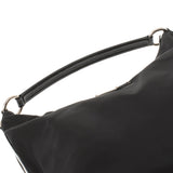 PRADA Prada Outlet Black Silver Bracket BR3291 Ladies Nylon Semi -Shoulder Bag AB Rank Used Ginzo