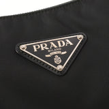 PRADA プラダ アウトレット 黒 シルバー金具 BR3291 レディース ナイロン セミショルダーバッグ ABランク 中古 銀蔵