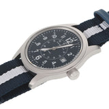 HAMILTON Hamilton Khaki Field H682010 Men's SS/Nylon Watch Quartz Navy Dial A Rank used Ginzo