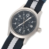 HAMILTON Hamilton Khaki Field H682010 Men's SS/Nylon Watch Quartz Navy Dial A Rank used Ginzo