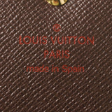 LOUIS VUITTON ルイヴィトン ダミエ ポルトフォイユ ジョイ  ブラウン N63242 ユニセックス ダミエキャンバス 三つ折り財布 ABランク 中古 銀蔵