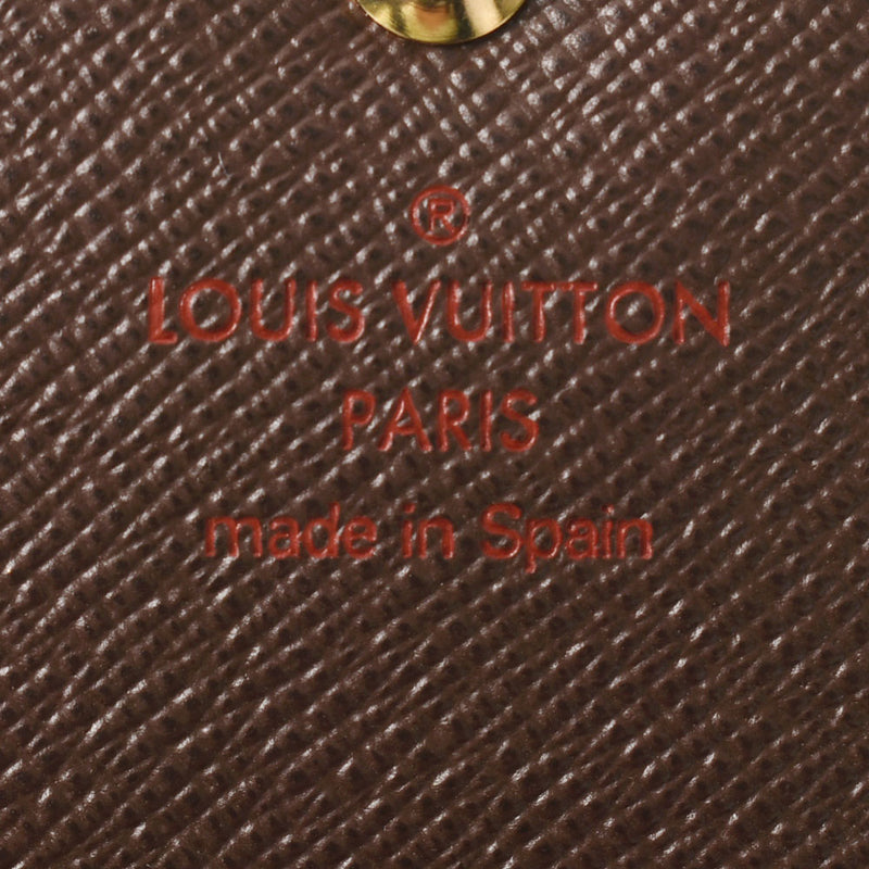 LOUIS VUITTON ルイヴィトン ダミエ ポルトフォイユ ジョイ  ブラウン N63242 ユニセックス ダミエキャンバス 三つ折り財布 ABランク 中古 銀蔵