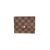 LOUIS VUITTON ルイヴィトン ダミエ ポルトフォイユ ジョイ  ブラウン N63242 ユニセックス ダミエキャンバス 三つ折り財布 ABランク 中古 銀蔵