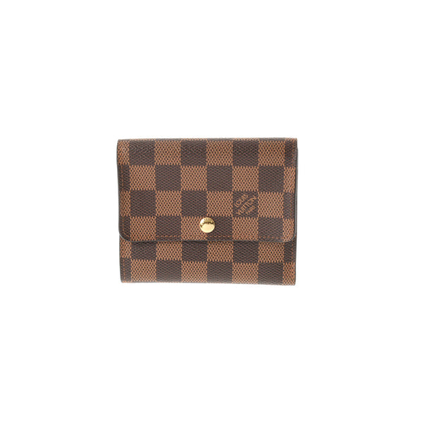 LOUIS VUITTON Louis Vuitton Damier Portofoyille Joy Brown N63242 Unisex Damier Cambus Transal Wallet AB Rank Used Ginzo