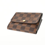 LOUIS VUITTON Louis Vuitton Damier Portofoyille Joy Brown N63242 Unisex Damier Cambus Transal Wallet AB Rank Used Ginzo