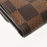 LOUIS VUITTON Louis Vuitton Damier Portofoyille Joy Brown N63242 Unisex Damier Cambus Transal Wallet AB Rank Used Ginzo