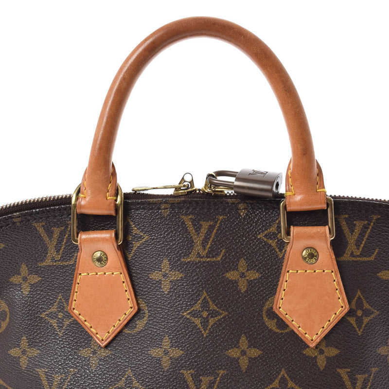 路易威顿路易·维顿（Louis Vuitton）路易威登（Louis Vuitton）会标Alma Brown M53151女士会标帆布手提包B等级二手Ginzo