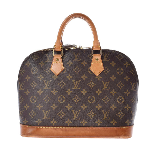 LOUIS VUITTON ルイヴィトン モノグラム アルマ  ブラウン M53151 レディース モノグラムキャンバス ハンドバッグ Bランク 中古 銀蔵