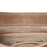 PRADA Prada Chain Shoulder Bag Beige Silver Bracket Unisex Canvas Shoulder Bag A Rank used Ginzo
