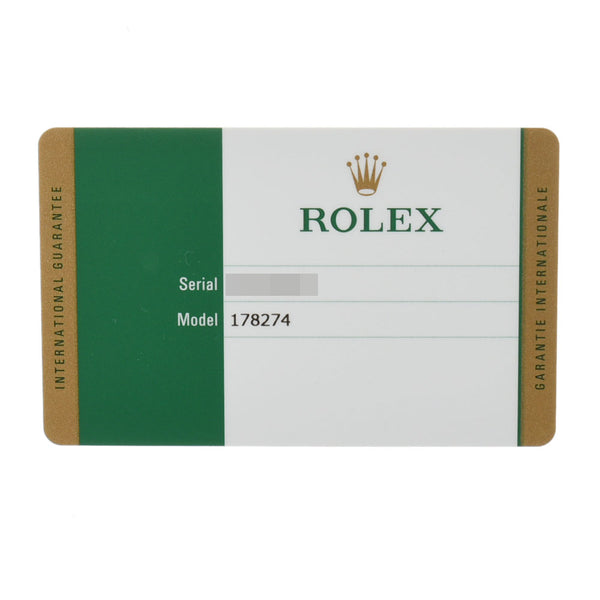 ROLEX ロレックス デイトジャスト 10Pダイヤ メテオライト 178274G レディース SS/WG 腕時計 自動巻き メテオライト文字盤 Aランク 中古 銀蔵