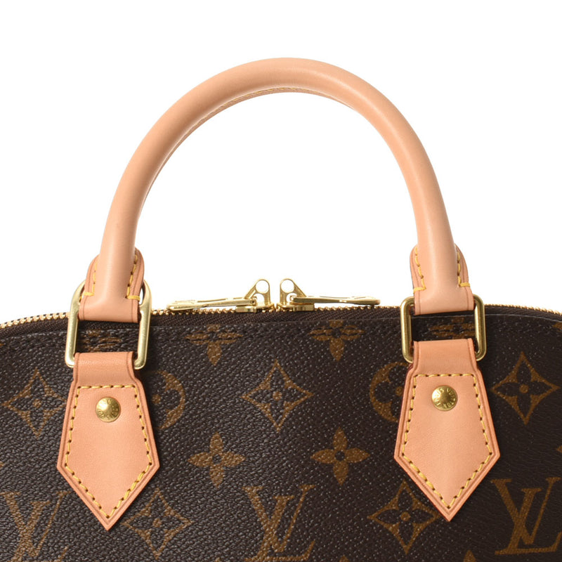 路易威顿路易斯·维顿（Louis Vuitton）会标阿尔玛（Alma）PM棕色M53151女士会标帆布帆布AB AB级使用Ginzo