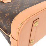 LOUIS VUITTON Louis Vuitton Monogram Alma PM Brown M53151 Ladies Monogram Canvas Handbag AB Rank Used Ginzo