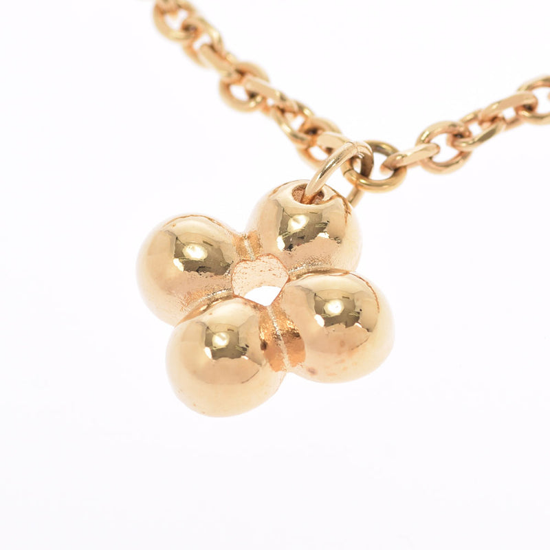 LOUIS VUITTON Louis Vuitton Corie Blooming Gold metal M68208 Unisex GP Necklace A Rank Used Ginzo