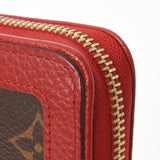 LOUIS VUITTON Louis Vuitton Monogram Zippy Wallet Retro Three (Red) M61854 Ladies Monogram Canvas Long Wallet AB Rank Used Ginzo