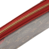 LOUIS VUITTON Louis Vuitton Monogram Zippy Wallet Retro Three (Red) M61854 Ladies Monogram Canvas Long Wallet AB Rank Used Ginzo