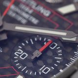 BREITLING ブライトリング クロノマット ブラックカーボン 日本限定 MB0141 メンズ SS/ラバー 腕時計 自動巻き 黒文字盤 Aランク 中古 銀蔵