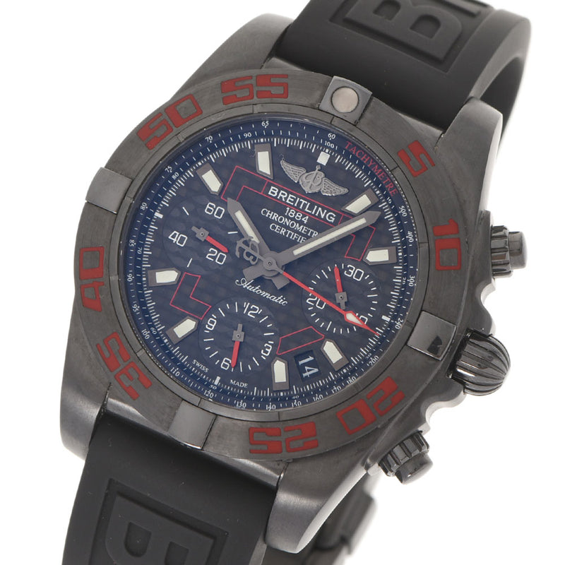 Breitling Breitling Chronomat Black Carbon Japan Japan Limited MB0141男士SS/橡胶手表自动黑色拨号