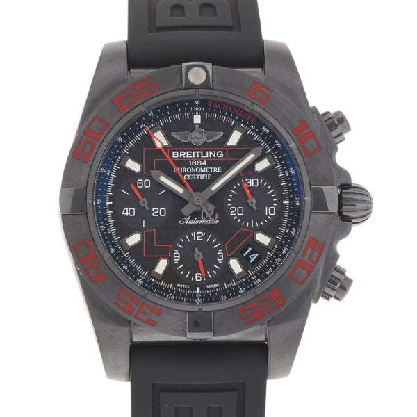 Breitling Breitling Chronomat Black Carbon Japan Japan Limited MB0141男士SS/橡胶手表自动黑色拨号