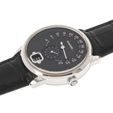 CHANEL Chanel Messhe Du Chanel H6597 Men's PT/Leather Watch Hand -wound Black Dial A Rank used Ginzo