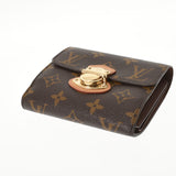 LOUIS VUITTON Louis Vuitton Monogram Portofoyille Joy Brown M60211 Ladies Trimal Wallet AB Rank Used Ginzo