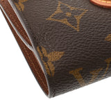 LOUIS VUITTON Louis Vuitton Monogram Portofoyille Joy Brown M60211 Ladies Trimal Wallet AB Rank Used Ginzo