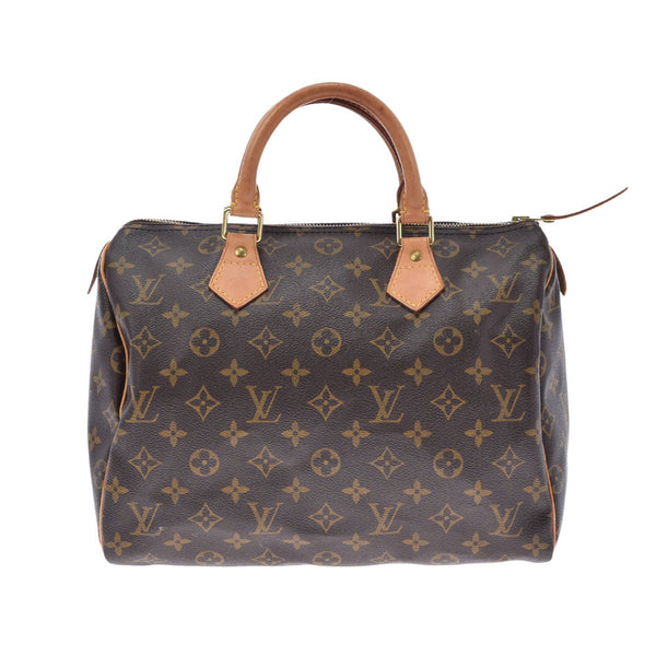 路易威顿路易·维顿（Louis Vuitton）路易威登（Louis Vuitton）会标迅速30棕色M41526女士会标帆布手提包B等级二手Ginzo