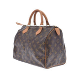 LOUIS VUITTON Louis Vuitton Monogram Speedy 30 Brown M41526 Ladies Monogram Canvas Handbag B Rank used Ginzo