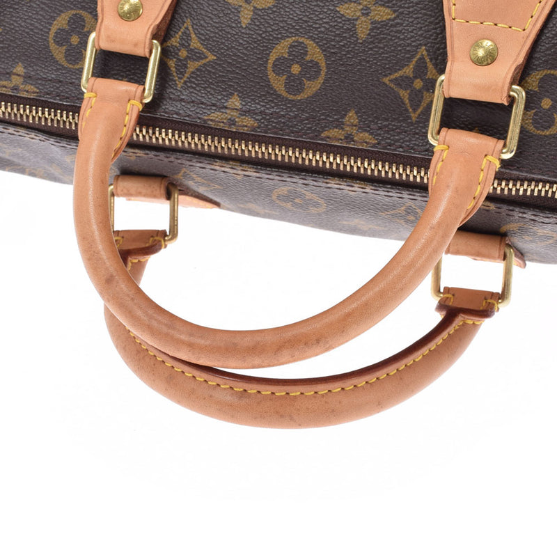 LOUIS VUITTON Louis Vuitton Monogram Speedy 30 Brown M41526 Ladies Monogram Canvas Handbag B Rank used Ginzo