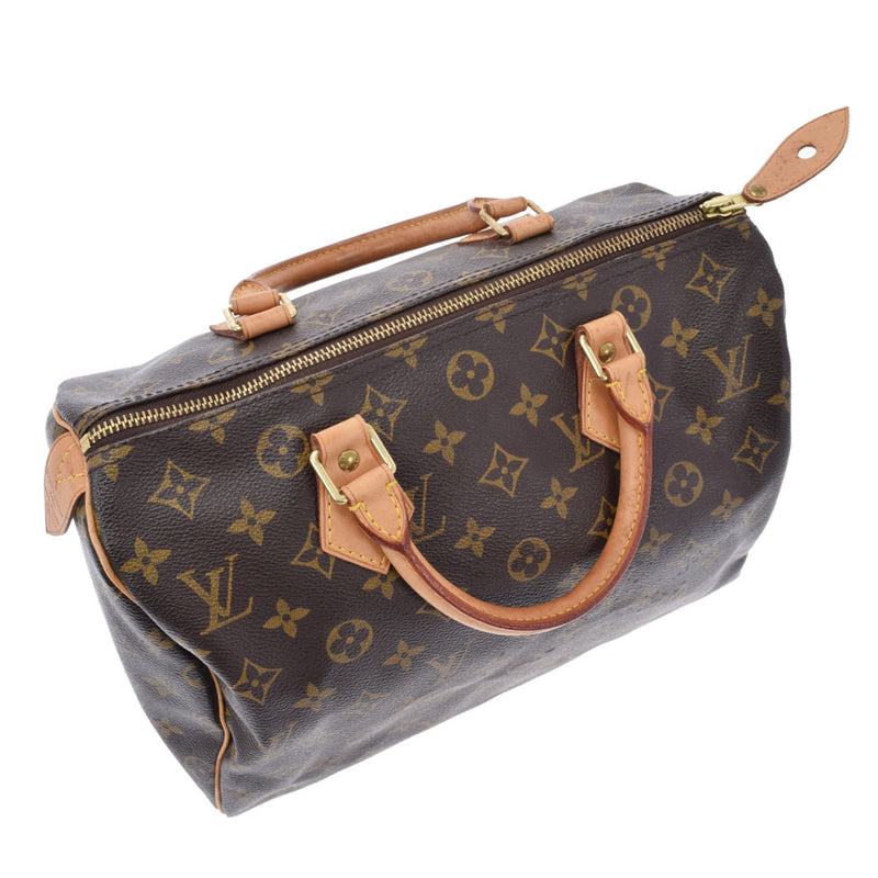 LOUIS VUITTON ルイヴィトン モノグラム スピーディ30 ブラウン M41526 レディース モノグラムキャンバス ハンドバッグ Bランク 中古 銀蔵