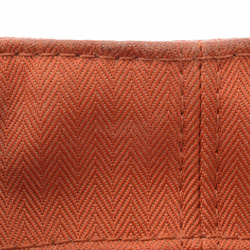 HERMES エルメス アカプルコ PM  オレンジ レディース ナイロン ハンドバッグ Bランク 中古 銀蔵