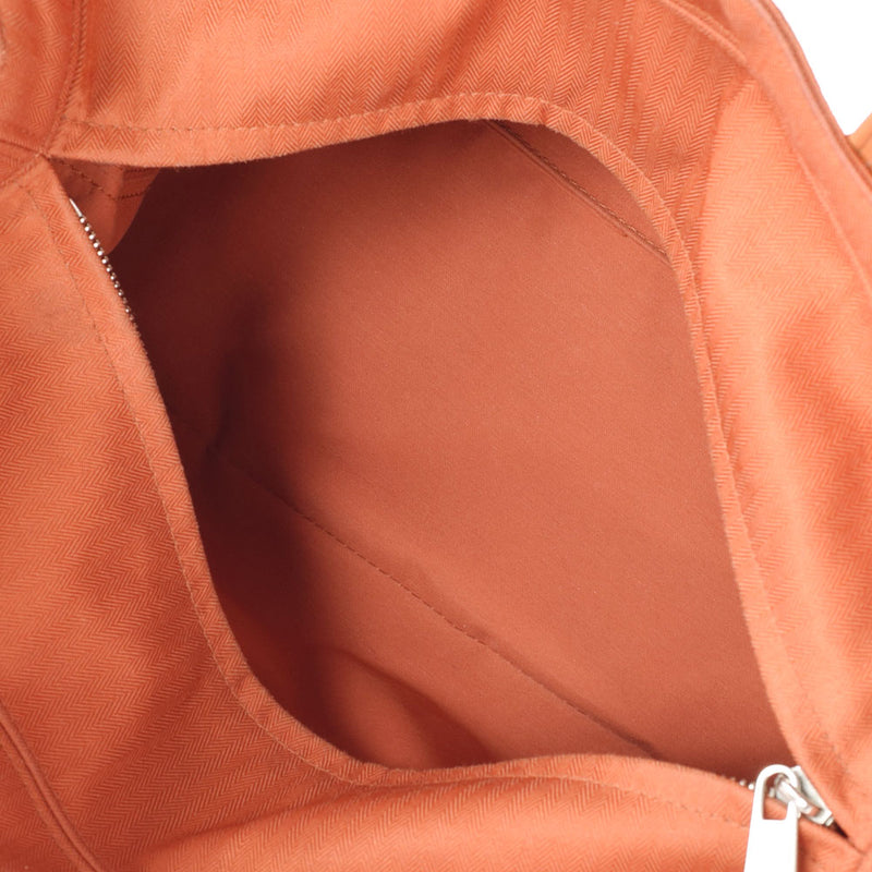 HERMES エルメス アカプルコ PM  オレンジ レディース ナイロン ハンドバッグ Bランク 中古 銀蔵