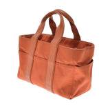 HERMES エルメス アカプルコ PM  オレンジ レディース ナイロン ハンドバッグ Bランク 中古 銀蔵