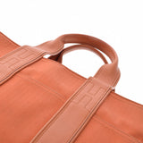 HERMES エルメス アカプルコ PM  オレンジ レディース ナイロン ハンドバッグ Bランク 中古 銀蔵