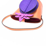 Gucci Gucci儿童金属橙/紫色女士皮革手提包新二手Ginzo